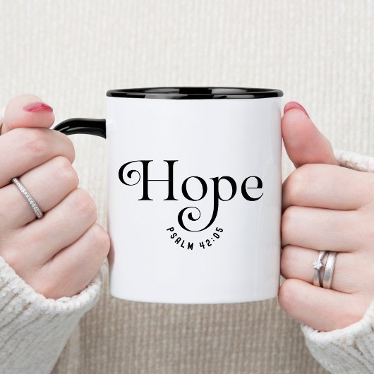 Hope Bible Verse Christlich Coffee Tasse