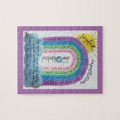Hope Bible Verse Scripting Wasserfarben Rainbow Ar Puzzle (Horizontal)