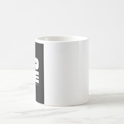 Hope & birds – typographie bold kaffeetasse (Mittel)