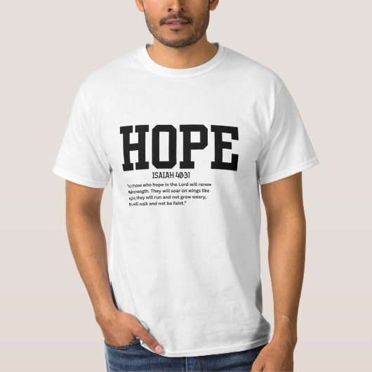 Hope blk Mens T - Shirt (Vorderseite)