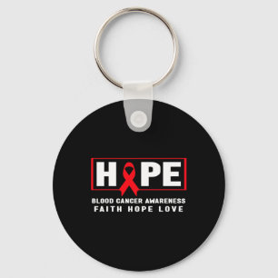 Hope Blood Cancer - Red Ribbon Blood Cancer Awaren Schlüsselanhänger