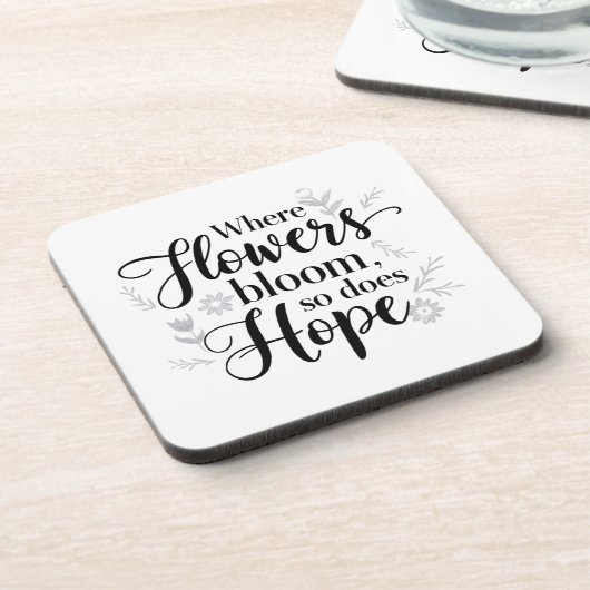 Hope Blooms Untersetzer (Linke Seite)