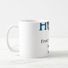 Hope blue holidays bold letter kids photo name yea kaffeetasse