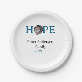 Hope blue holidays bold letter kids photo name yea pappteller