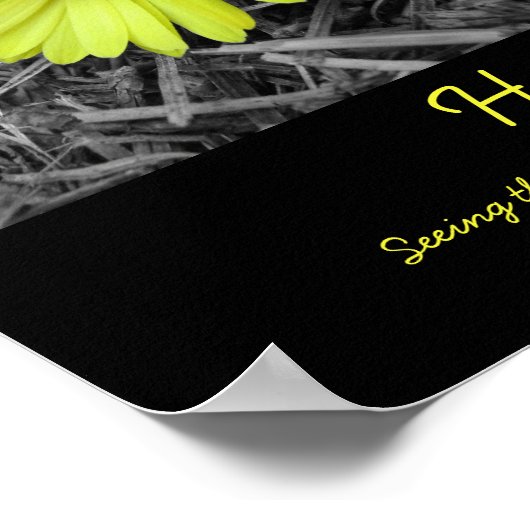 Hope Blume Poster (Ecke)