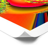 Hope Blumen floral art Poster (Ecke)