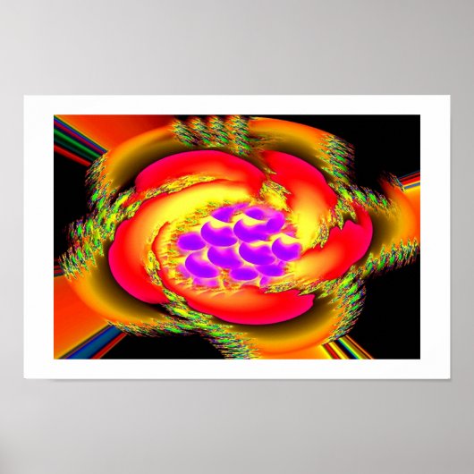 Hope Blumen floral art Poster (Vorne)