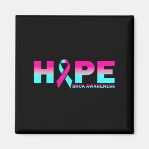 Hope Brca Awareness Rosa Brustkrebs Schleife Magnet