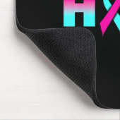 Hope Brca Awareness Rosa Brustkrebs Schleife Mousepad (Ecke)