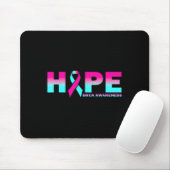 Hope Brca Awareness Rosa Brustkrebs Schleife Mousepad (Mit Mouse)