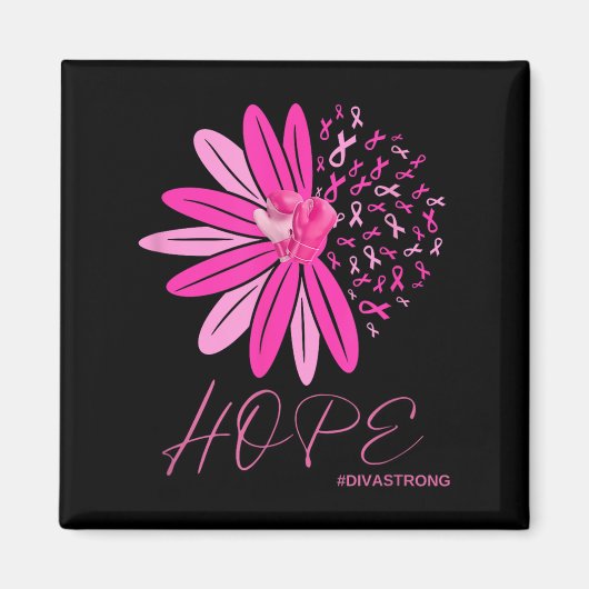 Hope Breast Cancer Awareness Magnet (Vorne)