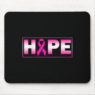 Hope Breast Cancer Awareness Pink Ribbon Mousepad