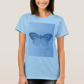 Hope Butterfly Blue T-Shirt (Vorderseite)