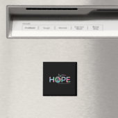 HOPE Butterfly Metastatic Breast Cancer Awareness Magnet (In Situ (Geschirrspüler))