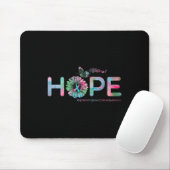 HOPE Butterfly Metastatic Breast Cancer Awareness Mousepad (Mit Mouse)
