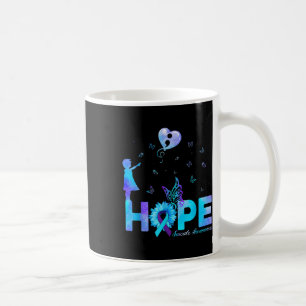 Hope Butterfly Sonnenblume Suizidprävention Awaren Kaffeetasse