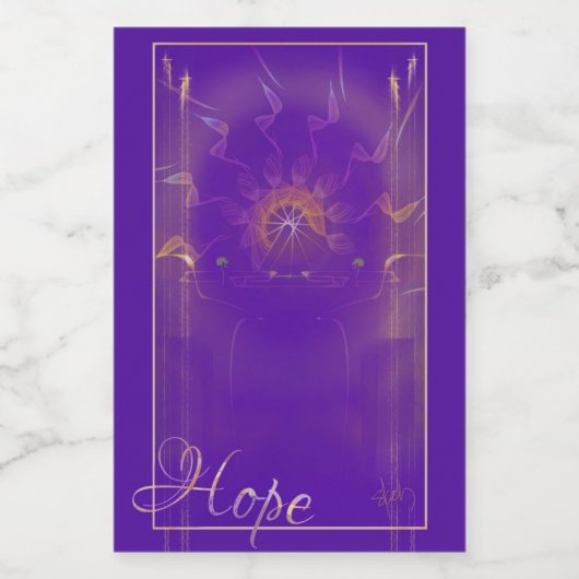 Hope Canister Lebensmitteletikett (Einzelnes Label)