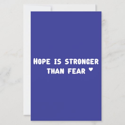 Hope Card (Vorderseite)