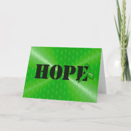 "Hope" Card Karte