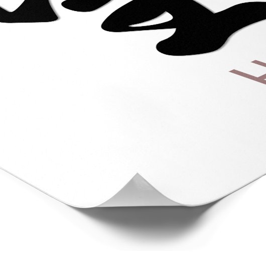 Hope Chinese Character Wall Art Poster (Ecke)