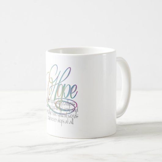 Hope Coffee Mug Kaffeetasse (VorderseiteRechts)
