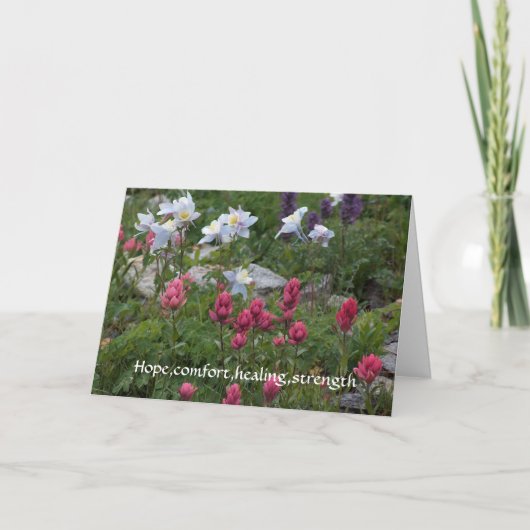 Hope.Comfort.. Karte (Vorderseite)