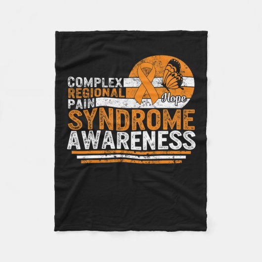 Hope Complex Regional Pain Syndrome Awareness Crps Fleecedecke (Vorderseite)