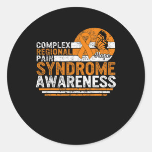 Hope Complex Regional Pain Syndrome Awareness Crps Runder Aufkleber