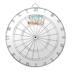 Hope Creates Miracles Dartscheibe