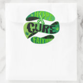 Hope Cure Faith Runder Aufkleber (Tasche)