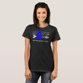 Hope Cyclical Erbrechen Syndrome Awareness Blue Ri T-Shirt (Vorne ganz)