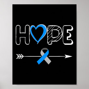Hope Diabetes Typ 1 Band Typ 2 Diabetes Poster