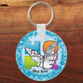 Hope Dove Christlich Schlüsselanhänger (Vorderseite)