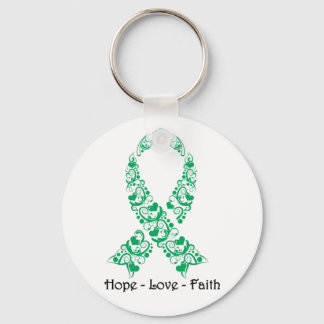 Hope Emerald Green Awareness Ribbon Schlüsselanhänger