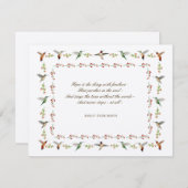 Hope Emily Dickinson Mitteilungskarte (Vorne/Hinten)