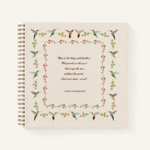 Hope Emily Dickinson Notizblock