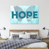 Hope Endures Leinwanddruck (Insitu (Schlafzimmer))