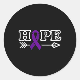 Hope Epilepsy Awareness Runder Aufkleber