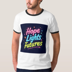 Hope erleuchtet die Zukunft - Futuristischer und l T-Shirt