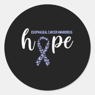 Hope Esophageal Cancer Bewusstsein Runder Aufkleber