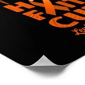 Hope Faith Cure - Leukämie Bewusstsein Poster (Ecke)