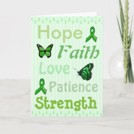 Hope, Faith Encouragement Lyme Disease Card Karte