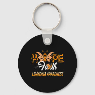 Hope Faith Leukemia Awareness Schlüsselanhänger