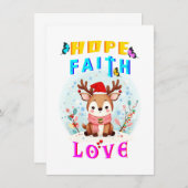 Hope Faith Liebe Ankündigung (Vorne/Hinten)