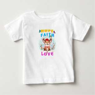 Hope Faith Liebe Baby T-shirt