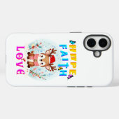 Hope Faith Liebe Case-Mate iPhone Hülle (Rückseite (Horizontal))