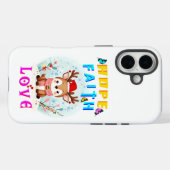 Hope Faith Liebe Case-Mate iPhone Hülle (Rückseite (Horizontal))