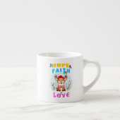 Hope Faith Liebe Espressotasse (Rechts)
