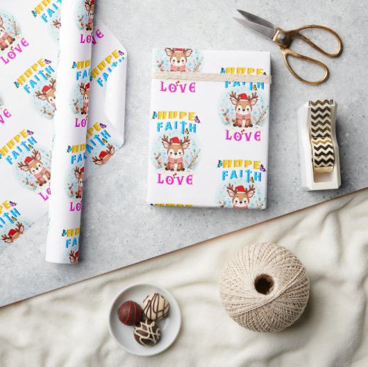 Hope Faith Liebe Geschenkpapier (Handwerk)