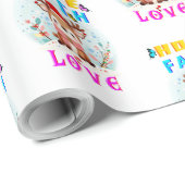 Hope Faith Liebe Geschenkpapier (Rolleneckpunkt)